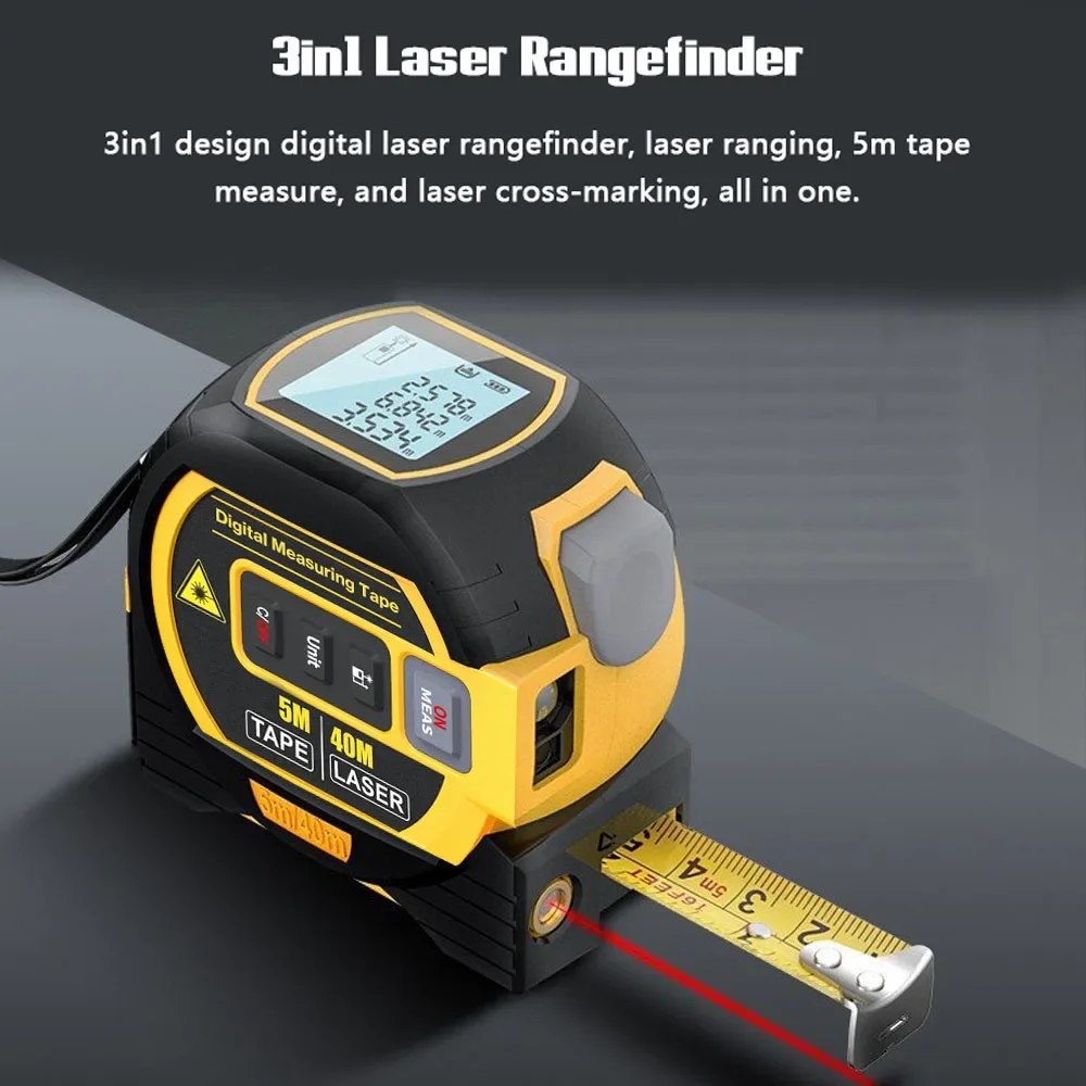 Industrial Laser Training - Misuratore di distanza retroilluminato Dispositivo di