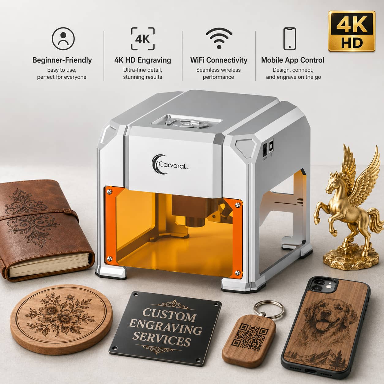 Industrial Laser Engraver For Metal - Macchina per Incisione Laser Carverall, K4