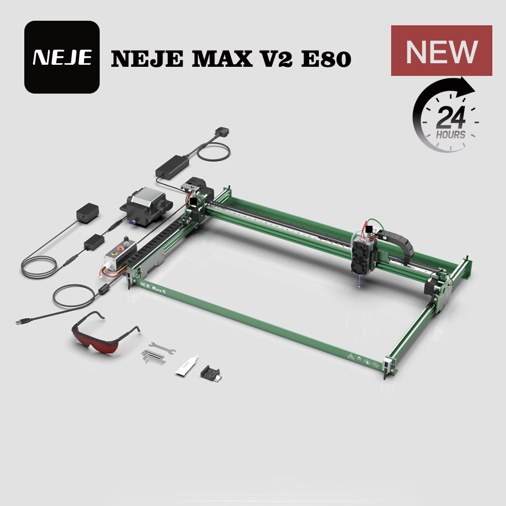 Industrial Laser Engraver For Metal - Incisore laser NEJE MAX V2 E80