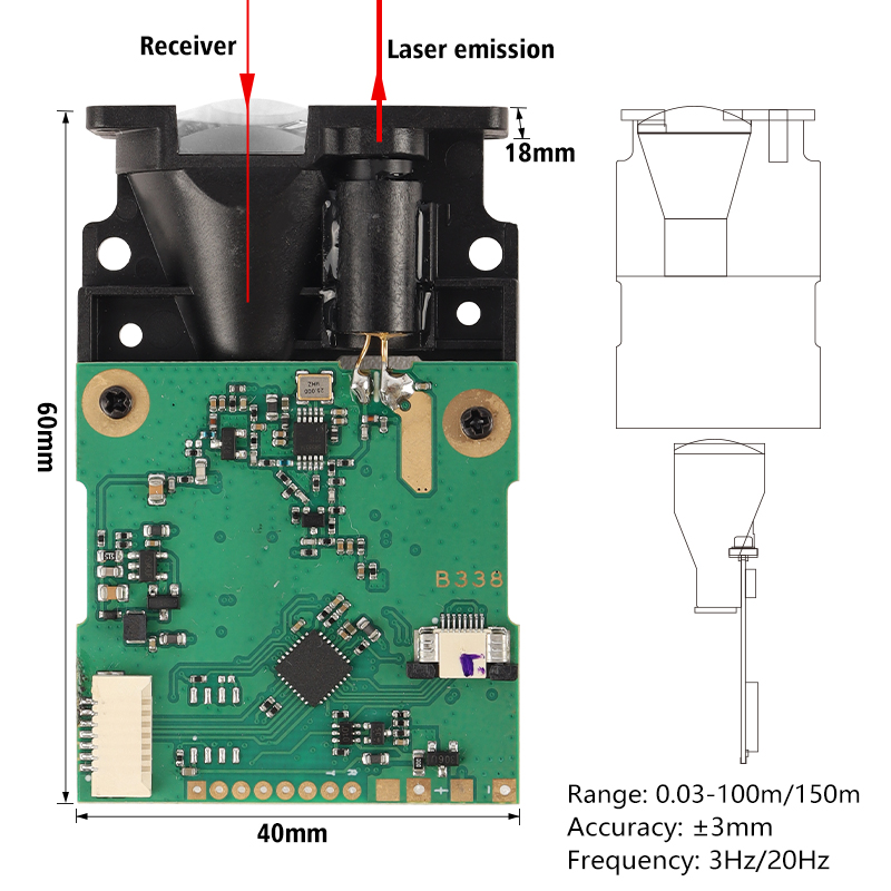 Modulo di Misurazione Distanza - Industrial Laser Distance Sensor recensione e prezzo