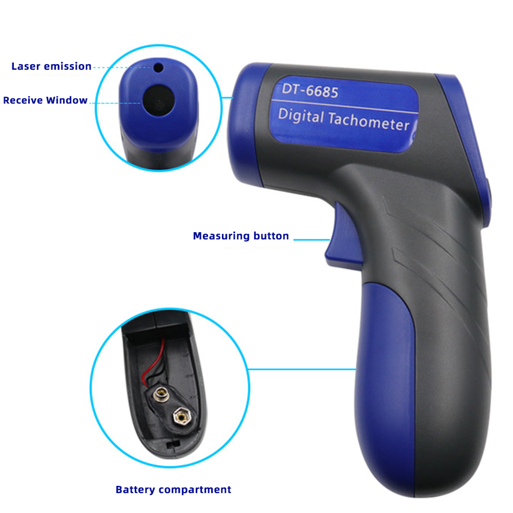 Strumento di prova automatico  - Industrial Laser Tachometer recensione e prezzo