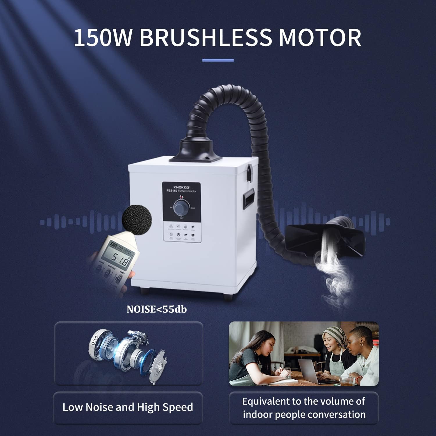 KNOKOO FES150 Estrattore di Fu - Fume Extractor Laser recensione e prezzo